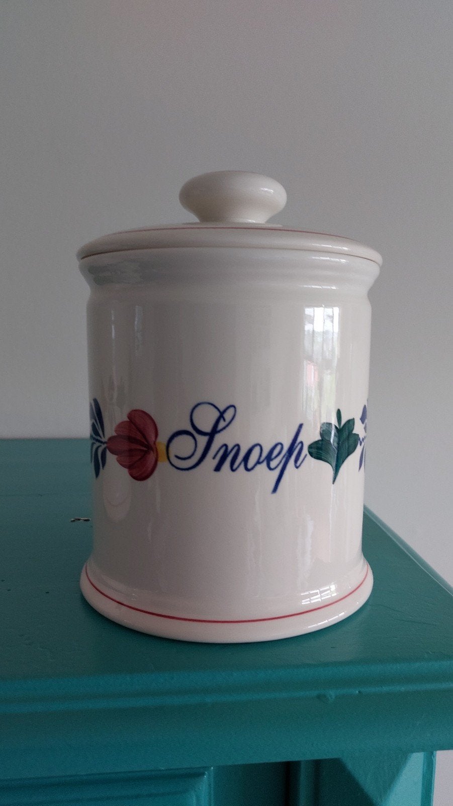 Vintage Boch Frères voorraadpotten set (4 stuks), Antiek en Kunst, Ophalen