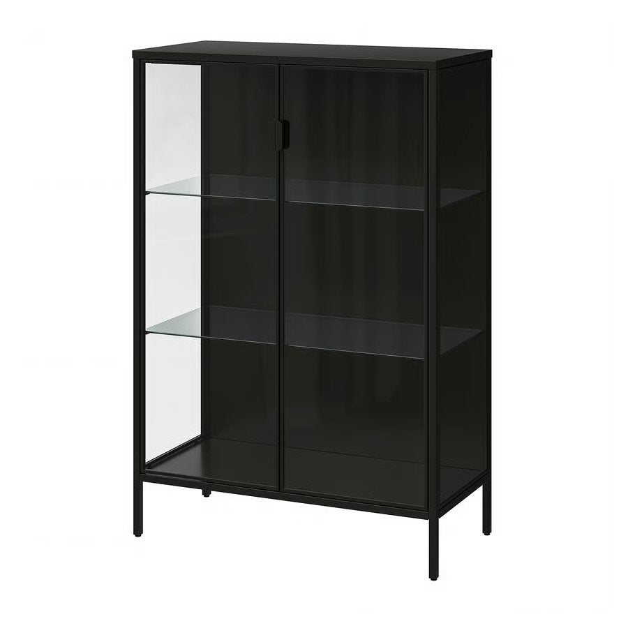 IKEA Rudsta vitrinekast - Zo goed als nieuw, Huis en Inrichting, Kasten | Vitrinekasten, Ophalen, 100 tot 150 cm, 50 tot 100 cm