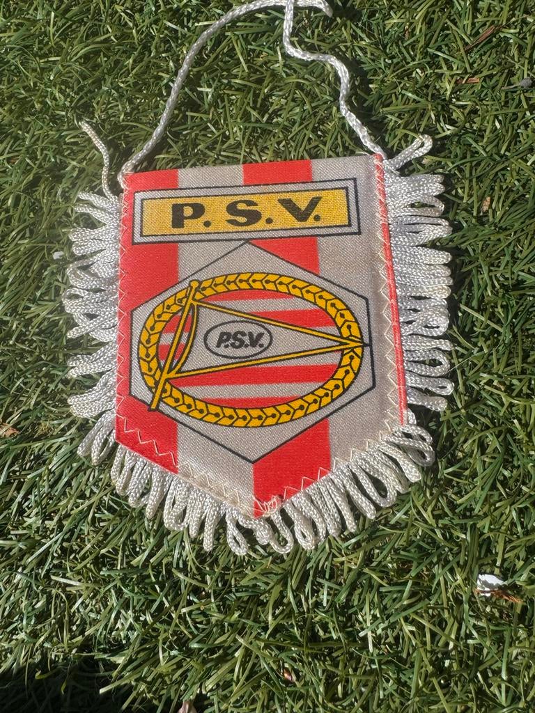 PSV Vaantje - Vintage Voetbal Fan Item, Verzamelen, Sportartikelen en Voetbal, Gebruikt, Vaantje of Sjaal, PSV, Ophalen of Verzenden