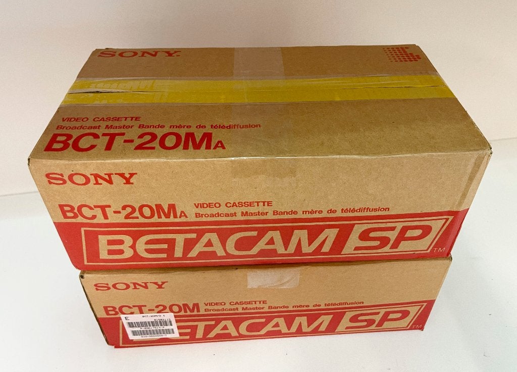SONY BCT-20M professionele Betacam SP-videocassette (Nieuw), N, N, Nieuw, Ophalen of Verzenden