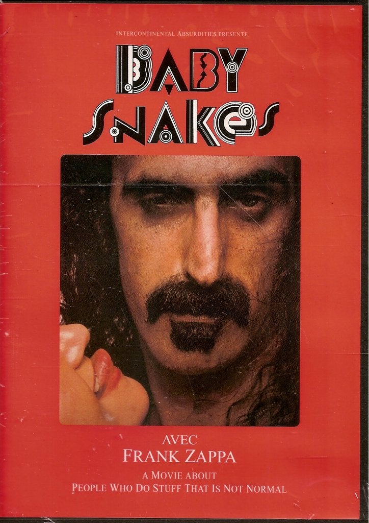 Frank Zappa - Baby snakes, Cd's en Dvd's, Dvd's | Muziek en Concerten, Inclusief boekje, Alle leeftijden, Ophalen of Verzenden
