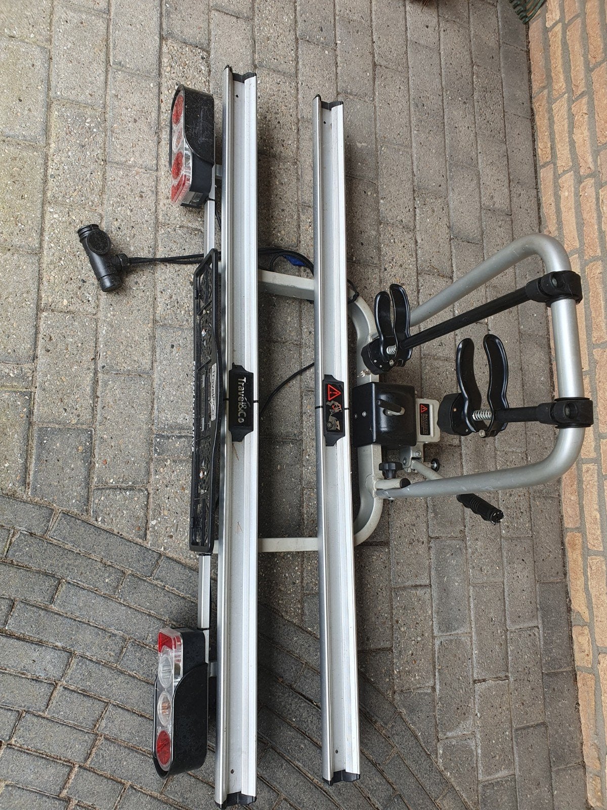 ANWB Travel & Co fietsendrager voor 2 elektrische fietsen, Ophalen, Zo goed als nieuw, 2 fietsen, Trekhaakdrager