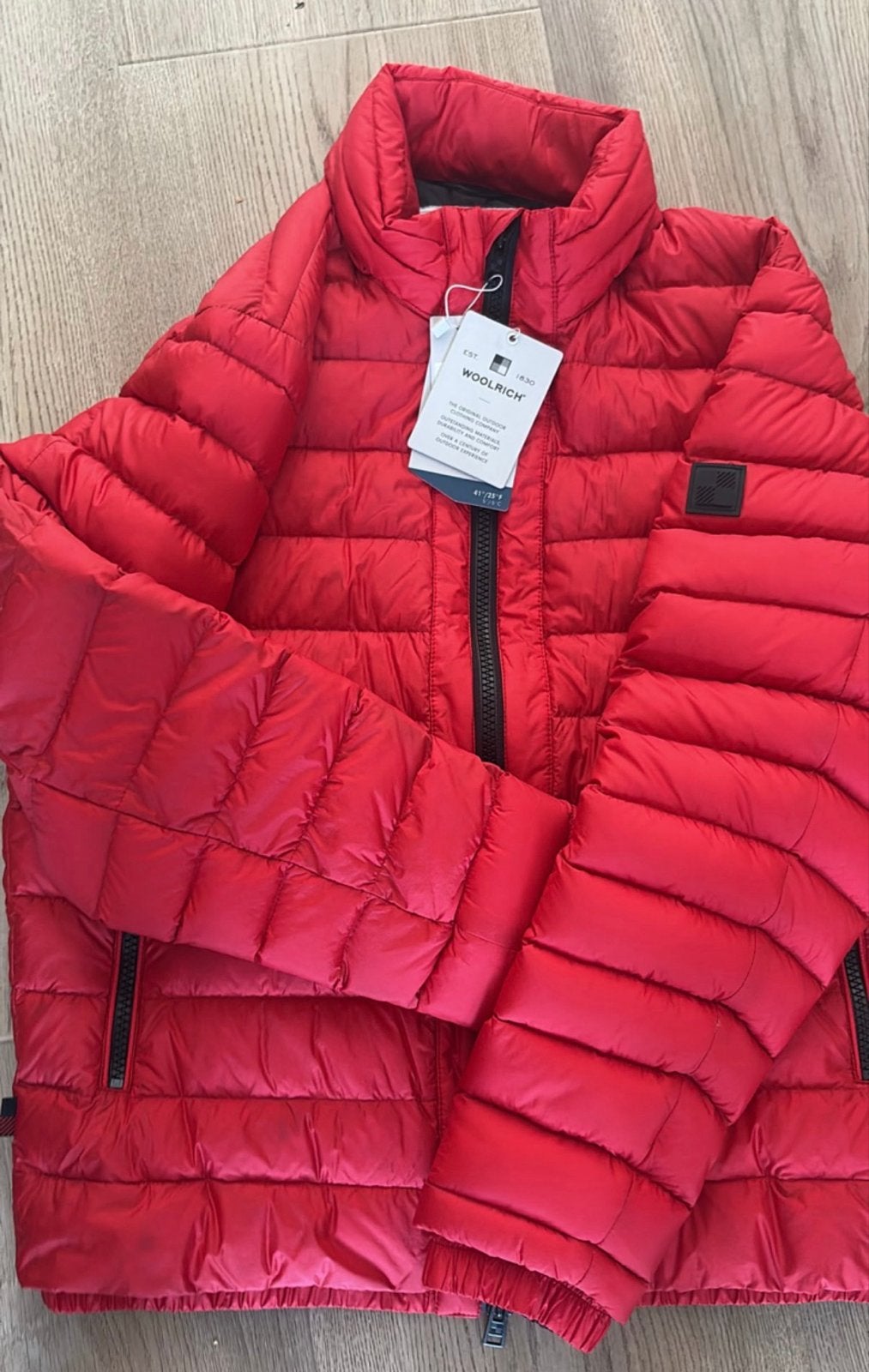 Nieuwe Woolrich Zomerjas - Rood - Maat XL, Ophalen of Verzenden, Nieuw, Maat 56/58 (XL), Rood