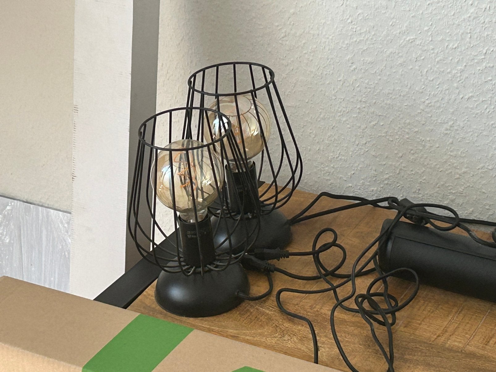 Industrieel lampen, Huis en Inrichting, Lampen | Tafellampen, Ophalen of Verzenden, Zo goed als nieuw, Minder dan 50 cm