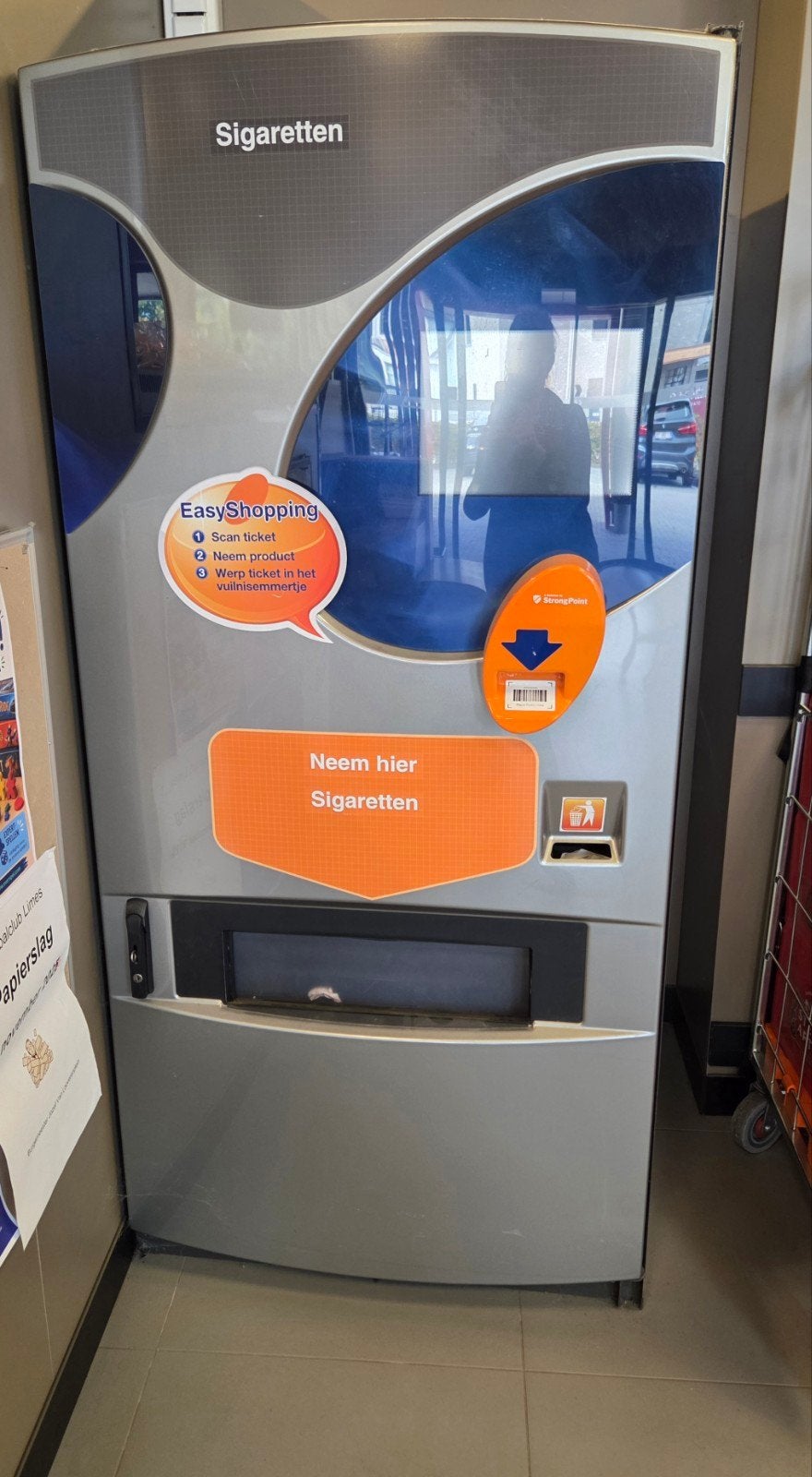 StrongPoint EasyShopping Sigarettenautomaat, Ophalen, Gebruikt