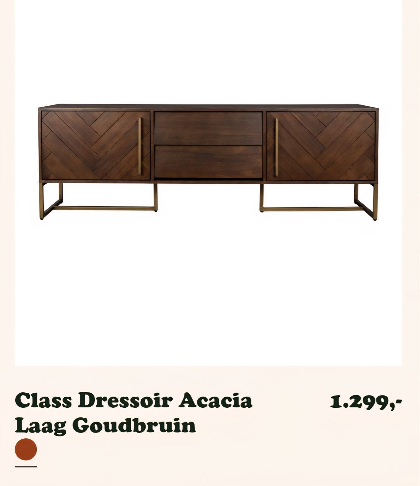 SERIE Dutchbone Class: dressoir, eettafel en koffietafel, Ophalen
