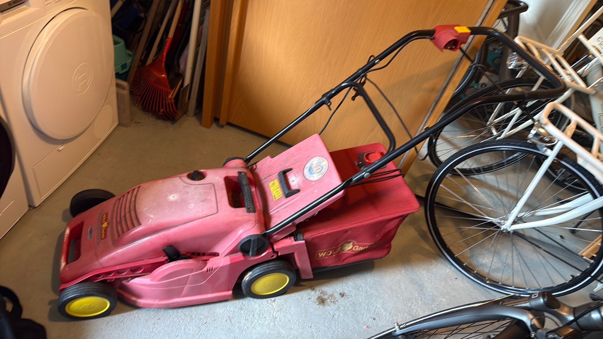 Wolf Garten elektrische grasmaaier power edition 40 E1, Ophalen, Gebruikt, Elektrische grasmaaier