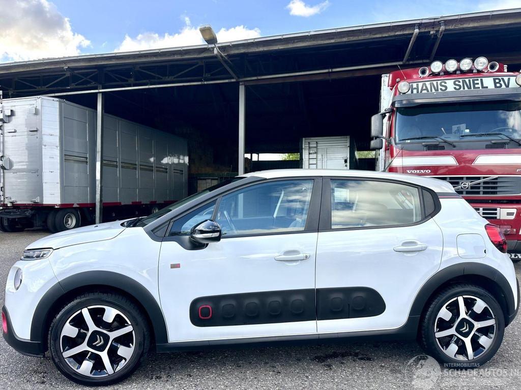 Citroën C3 1.2 PureTech 82pk ELLE - nap - navi - pdc - line, Auto diversen, Schadeauto's, 1199 cc, Citroën, Wit, Handgeschakeld