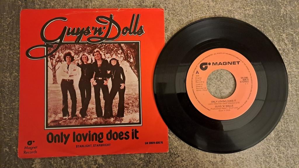 Guys'n Dolls  - only loving does it, Gebruikt, Single, Pop, 12 inch