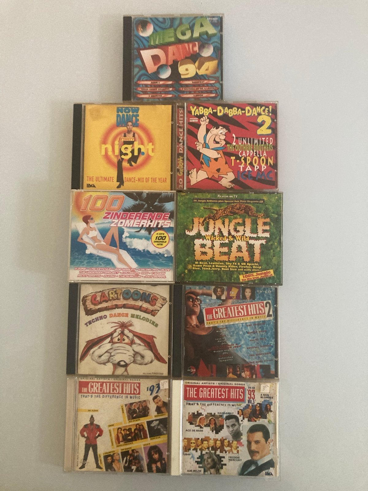 Diverse Dance & Greatest Hits CD's - Jaren '90 Collectie, Cd's en Dvd's, Ophalen of Verzenden, Gebruikt, Dance, Verzamelalbum