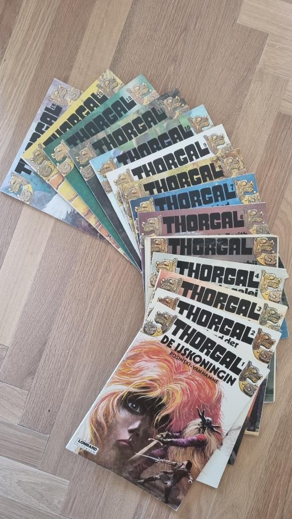 Thorgal stripboeken, Boeken, Stripboeken, Gelezen, Complete serie of reeks, Ophalen of Verzenden, Rosinski & Van Hamme