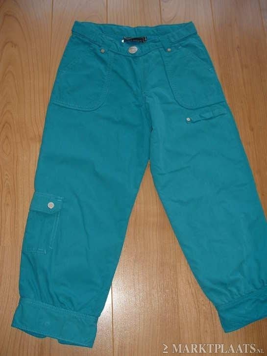 Petrol kleurige broek van Badgirls, maat 176 (qwe), Broek, Meisje, Bad Girls, Ophalen of Verzenden