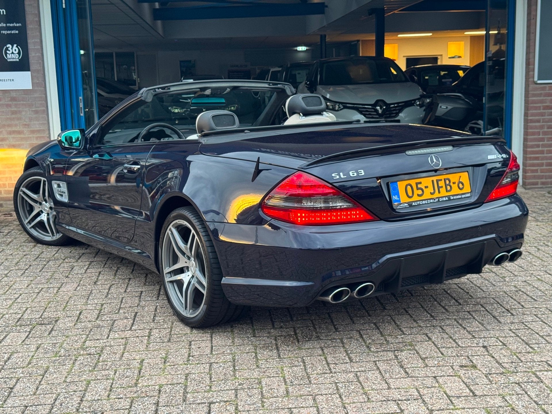 Mercedes-Benz SL-klasse AMG 63 2009 CABRIO FULL NAP NL Auto!, Automaat, Dealer onderhouden, Achterwielaandrijving, Gebruikt