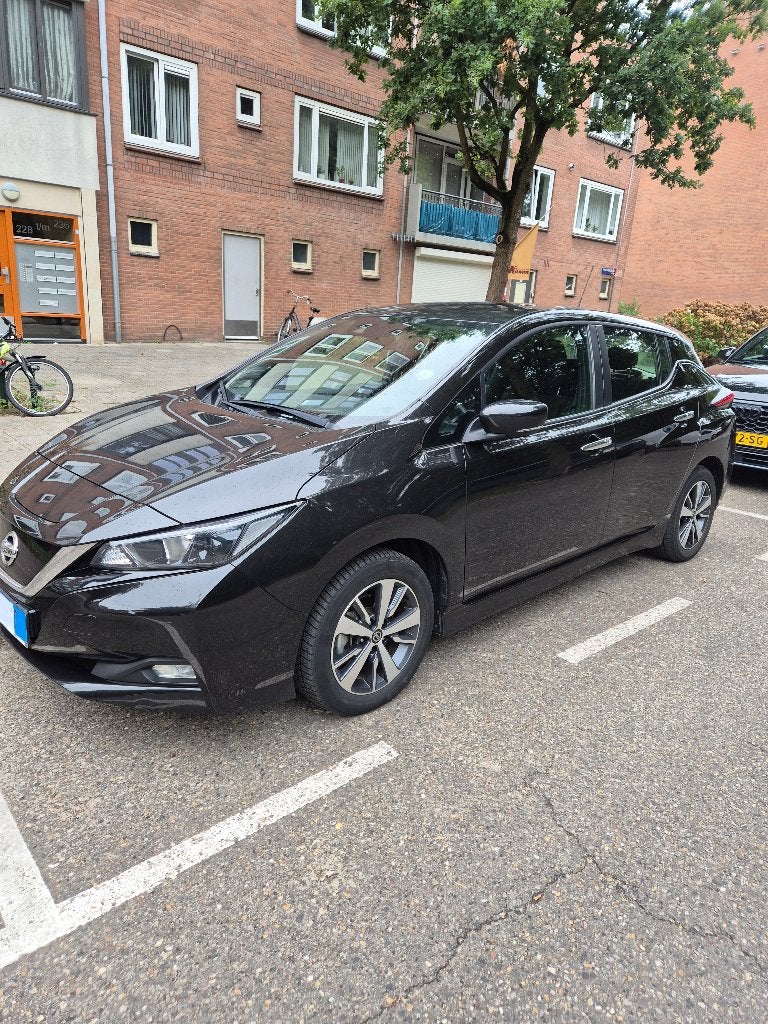 Nissan Leaf Electric 40kWh 2021 Zwart, Zwart, Stoelverwarming, Elektrisch, Particulier