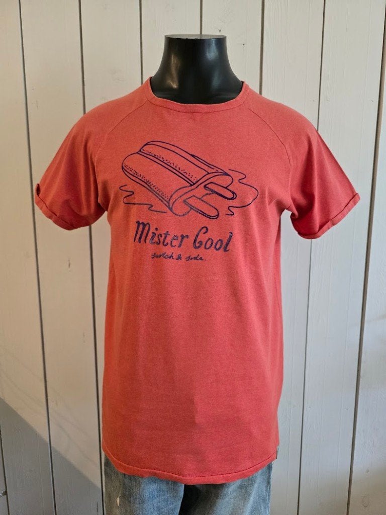 Scotch & Soda shirt KM rood L 15,- (2 voor 20,-), Kleding | Heren, T-shirts, Maat 52/54 (L), Ophalen of Verzenden, Zo goed als nieuw