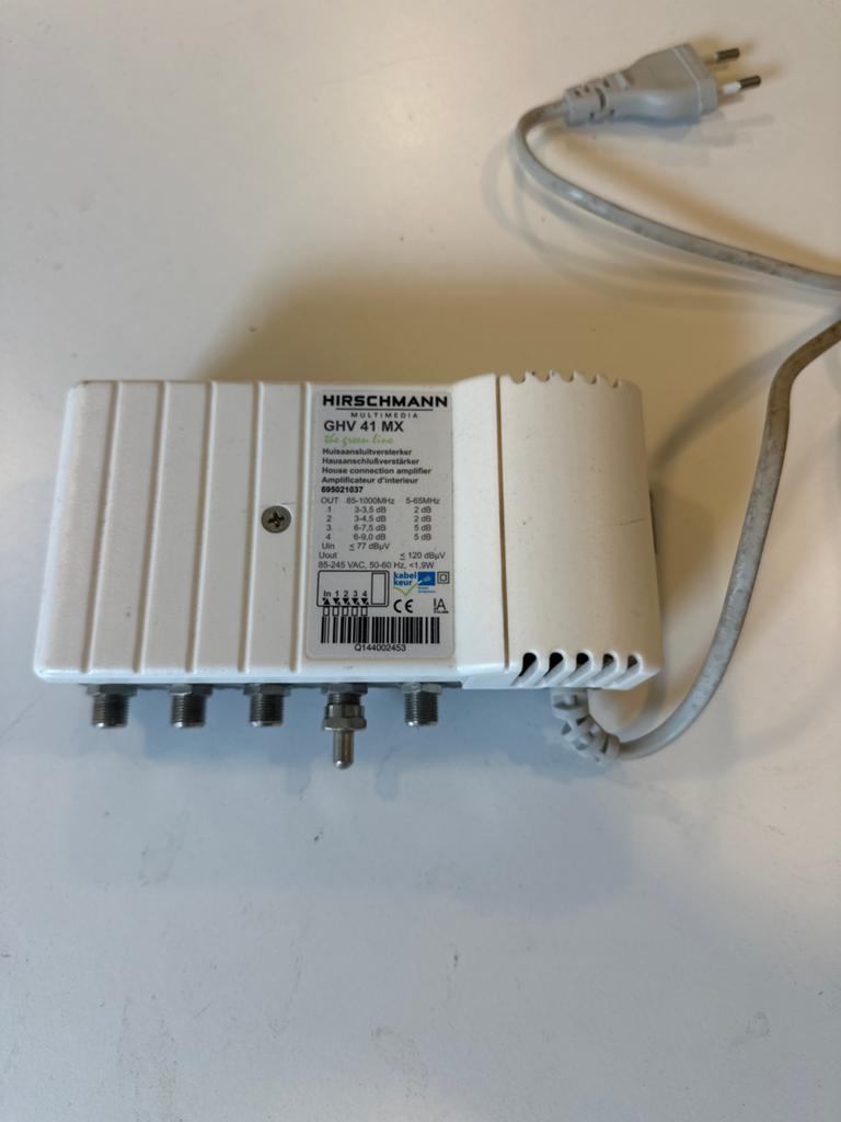Hirschmann GHV 41 MX Huisaansluitversterker, Ophalen of Verzenden, Gebruikt