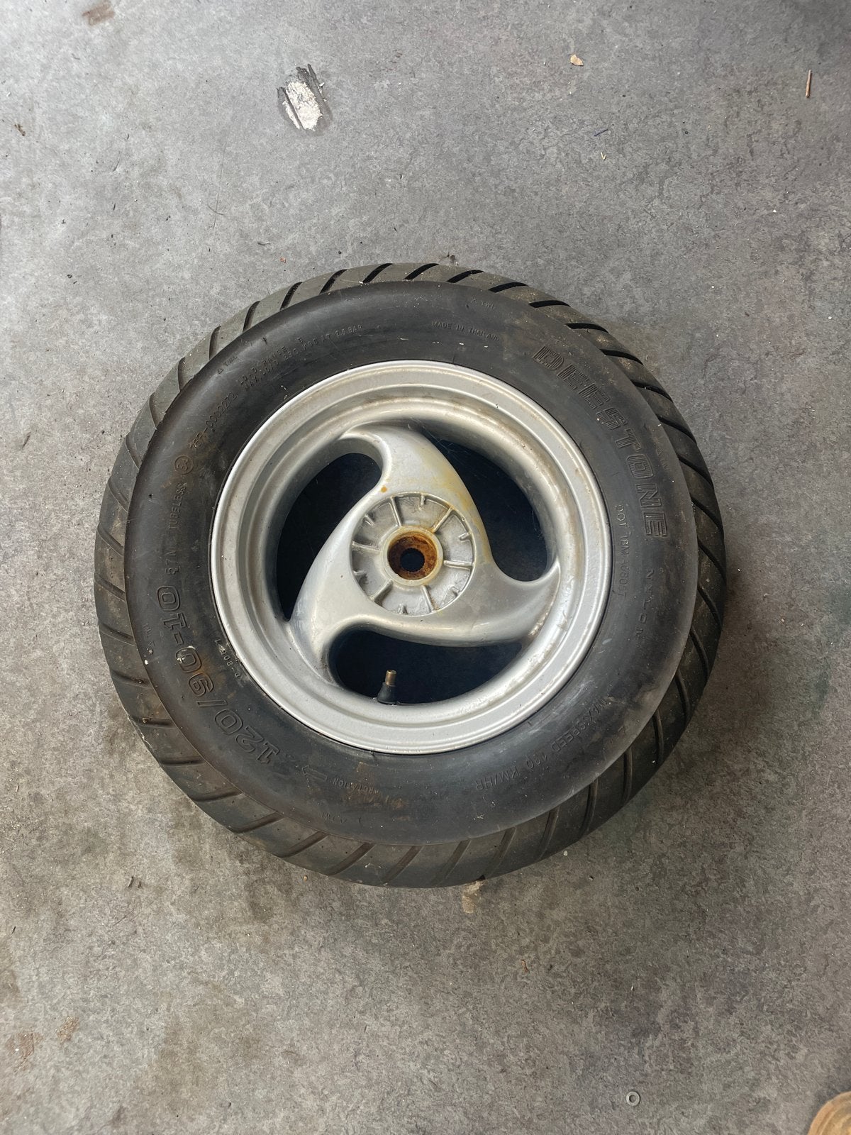 Piaggio Typhoon achtervelg met band, Ophalen of Verzenden, Gebruikt, Overige typen, Piaggio