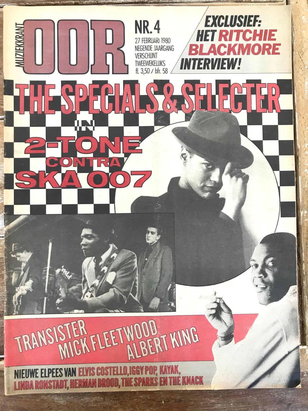 Muziekkrant OOR 1980 RAINBOW Fleetwood Mac SKA The Rasses, Ophalen of Verzenden, Zo goed als nieuw, Muziek, Film of Tv