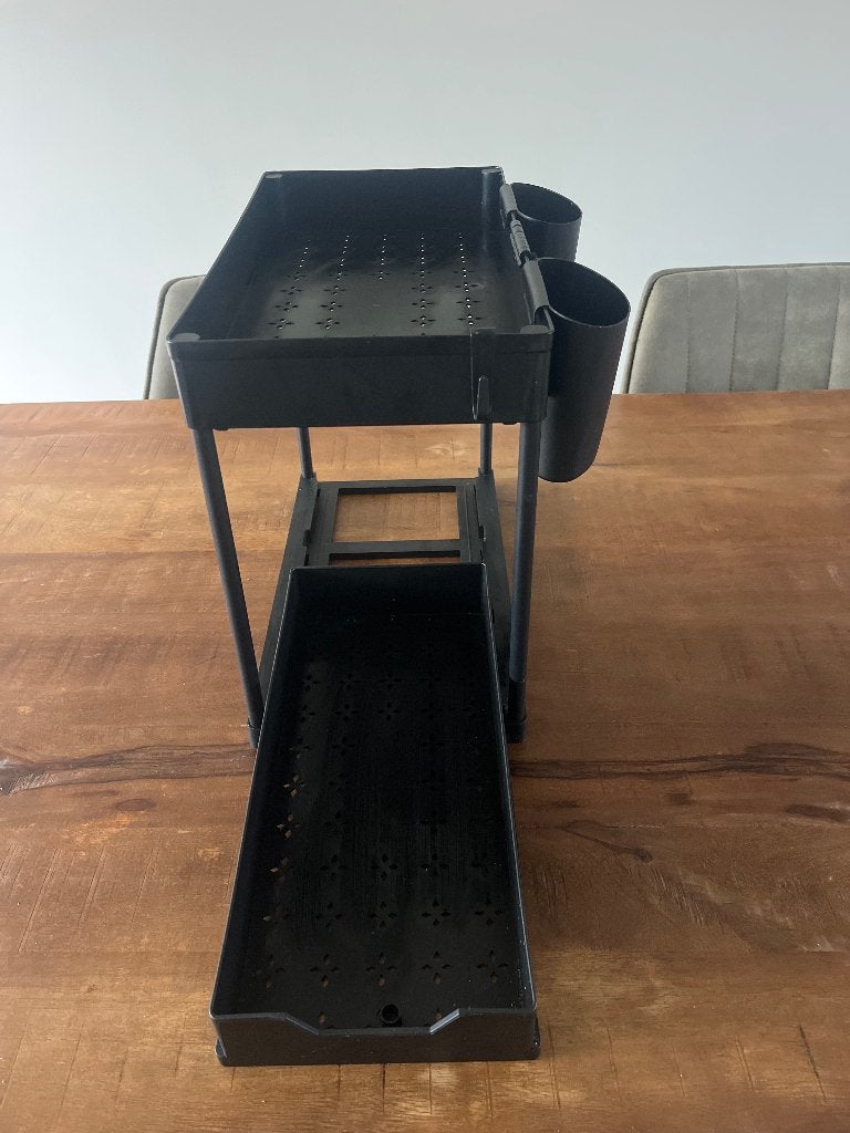 Uitschuifbare keuken organizer, Huis en Inrichting, Overige typen, Kunststof, Ophalen of Verzenden, Zo goed als nieuw