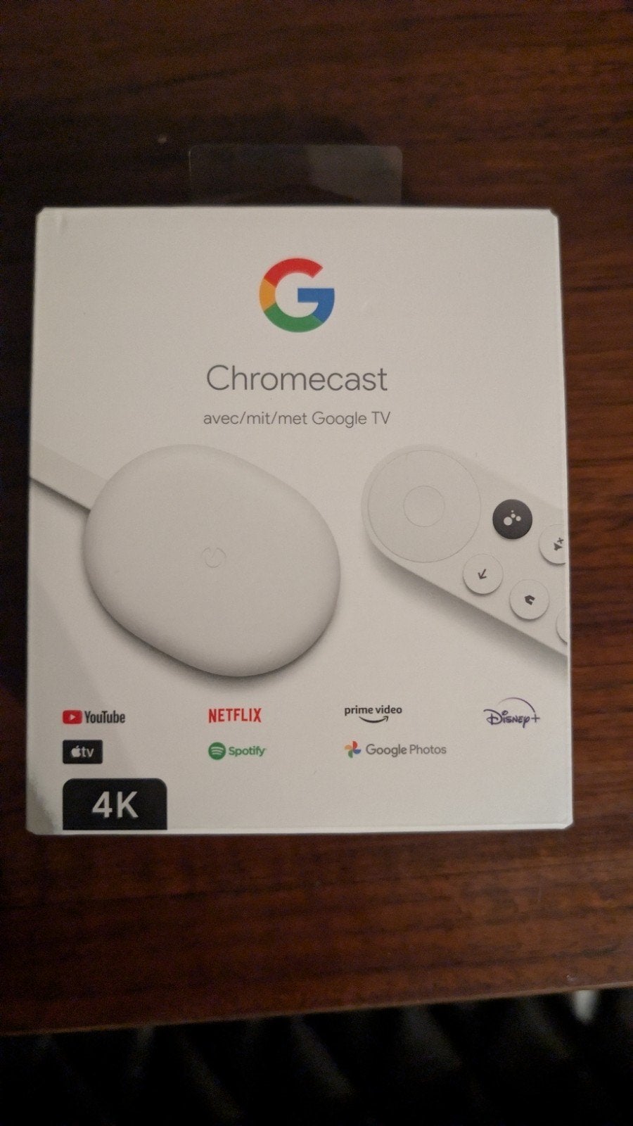 Google Chromecast met Google TV 4K - Zo goed als nieuw, Ophalen of Verzenden, Zo goed als nieuw, HDMI, Zonder harde schijf