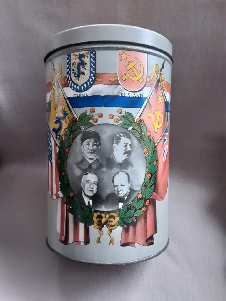OORLOGS BLIK ( 1939/1945 ) Zeldzaam mooi., Ophalen of Verzenden, Gebruikt, Overige