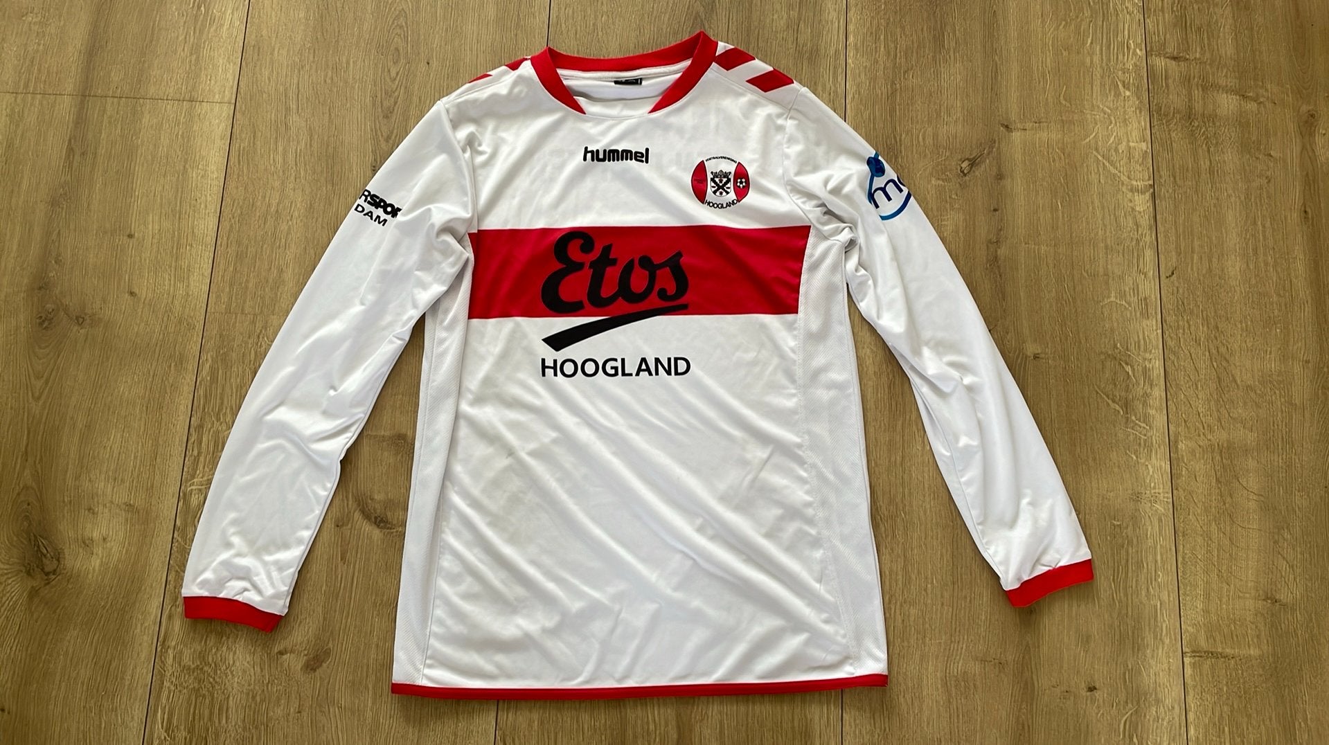VV Hoogland voetbalshirt meiden maat s, Kleding | Dames, Ophalen of Verzenden, Zo goed als nieuw, Maat 36 (S)