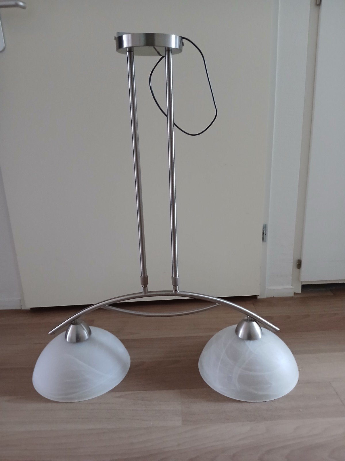 hanglamp, Ophalen, Gebruikt, Glas