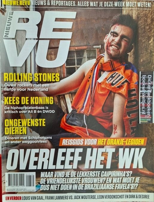 Revu 23, 2014; Overleef het WK, Rolling Stones, Louis v Gaal, Ophalen of Verzenden, Gebruikt, Boek, Tijdschrift of Artikel