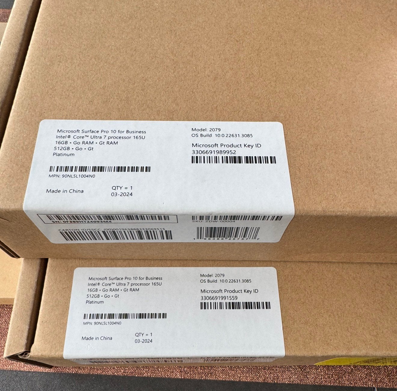 Microsoft Surface Pro 10/11 Core Ultra 7 16GB 512GB NIEUW, Computers en Software, Windows Laptops, Nieuw, 13 inch, SSD, Ophalen