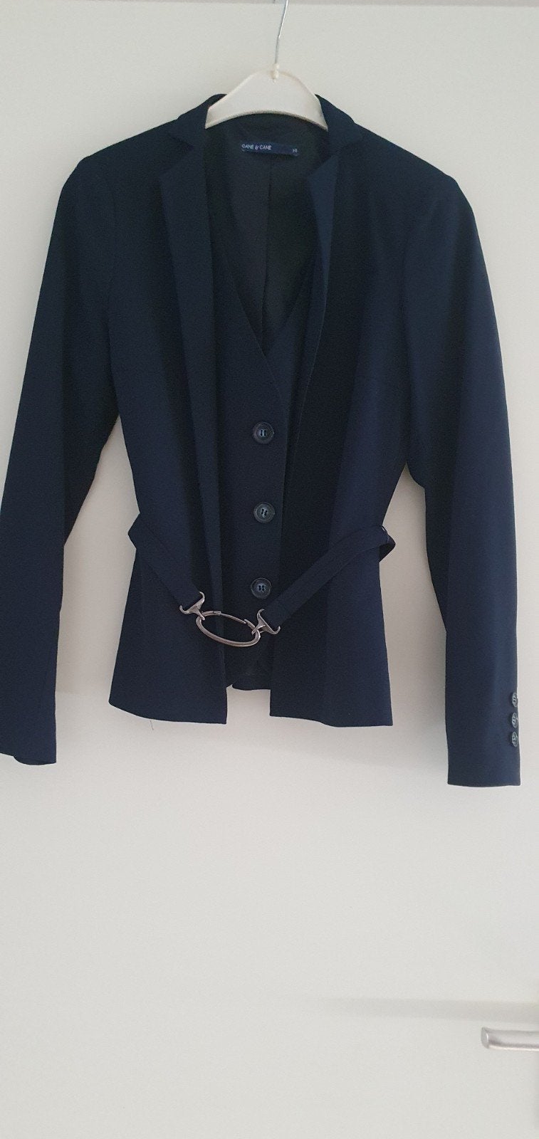 Colbert met gilet van Cane&Cane, maat 38, Maat 38/40 (M), Blauw, Cane&Cane, Ophalen of Verzenden