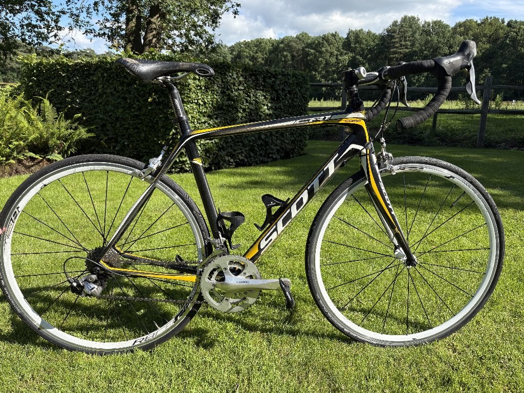 Scott CR1 Comp Carbon Racefiets - Shimano 105 - 2x10, Fietsen en Brommers, Gebruikt, Velgrem, Versnellingen, 53 tot 57 cm