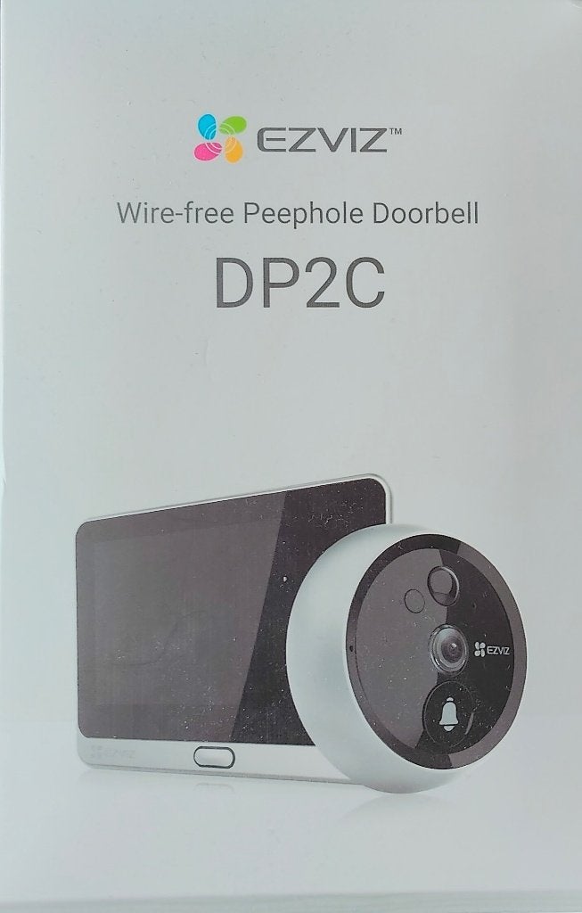 Ezviz deurbel met peephole, Ophalen of Verzenden, Bewegingsdetectiesensor, Zo goed als nieuw, Draadloos