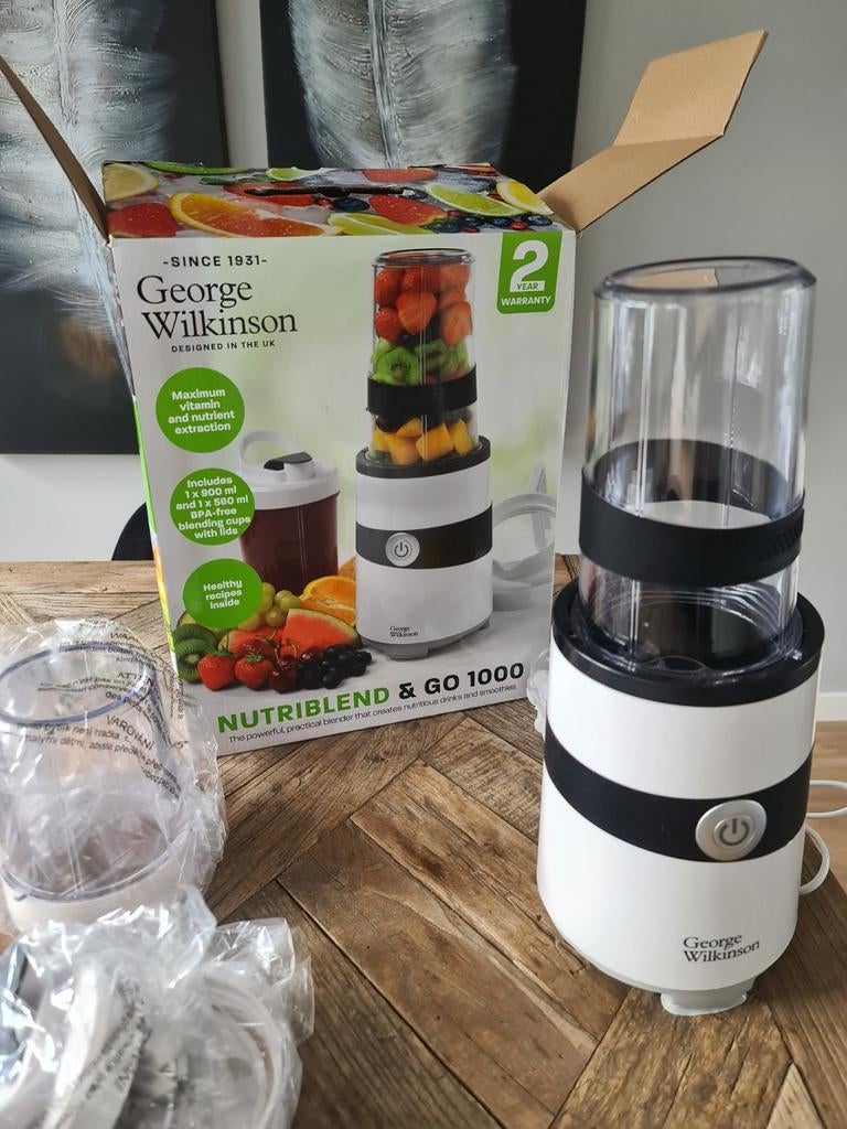 George Wilkinson Nutriblend & Go 1000 Blender, Ophalen of Verzenden, Nieuw, Blender to go