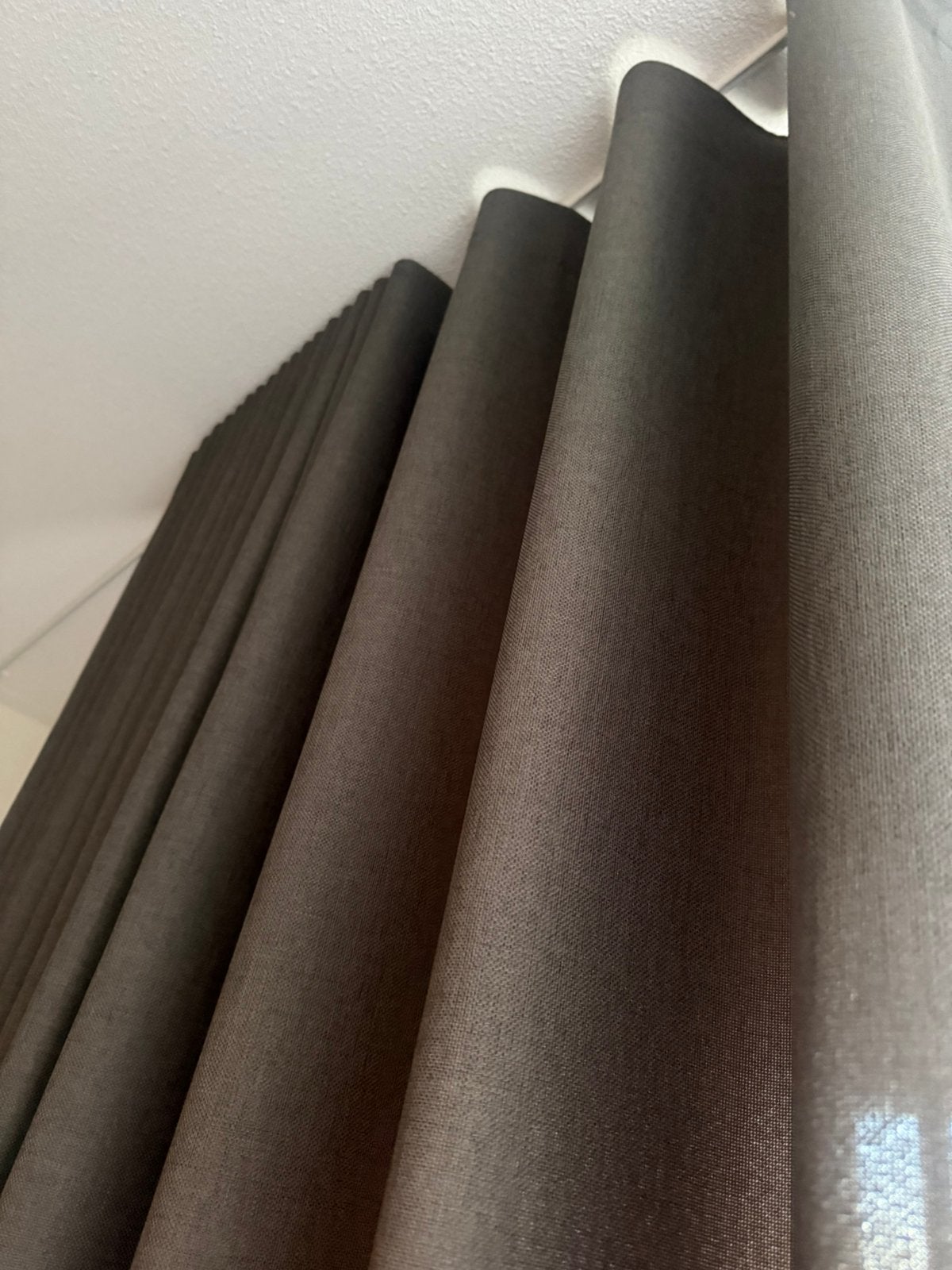 Prachtige gordijnen, wave plooi - 300 cm breed x 287 cm hoog, Ophalen, Zo goed als nieuw