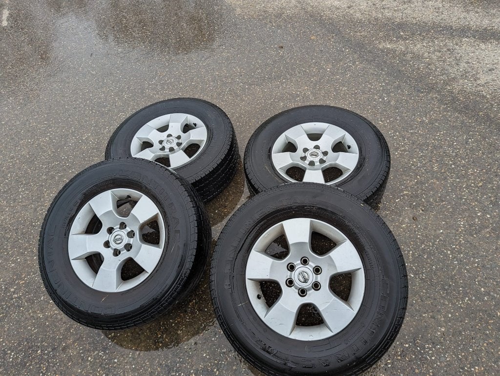 Nette velgen Nissan Navara/Pathfinder, Ophalen, Gebruikt, 255 mm, Velg(en)