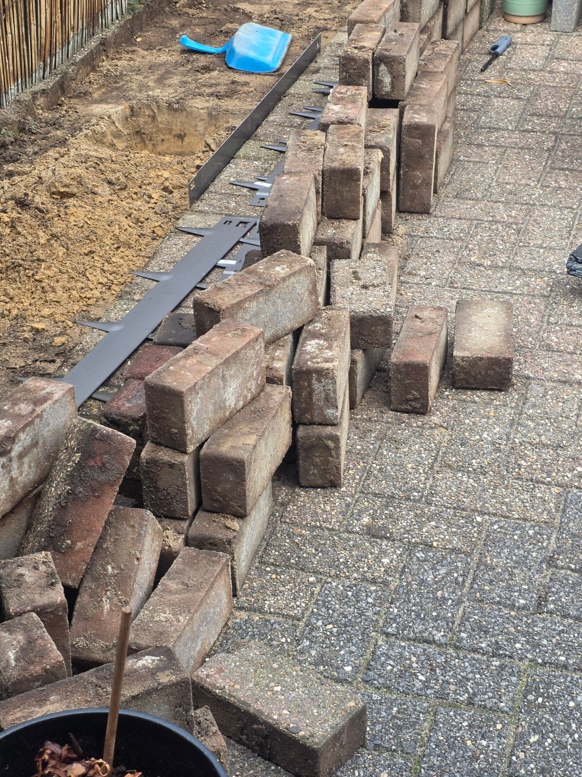 Straat klinkers GRATIS, Tuin en Terras, Ophalen, Beton, Klinkers
