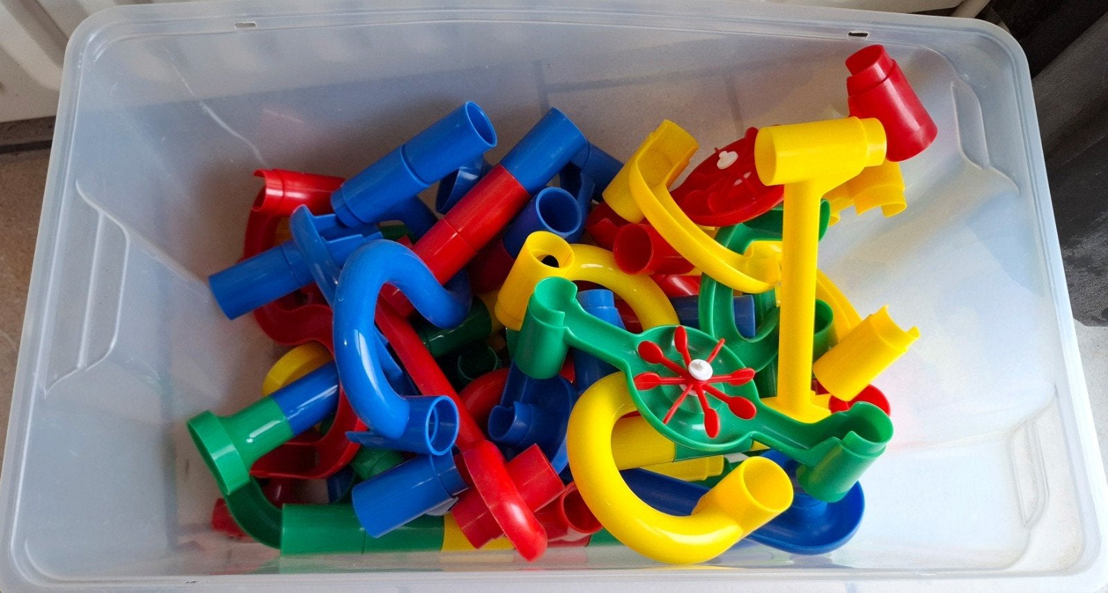 Grote Knikkerbaan Set, Ophalen, Gebruikt, Overige merken