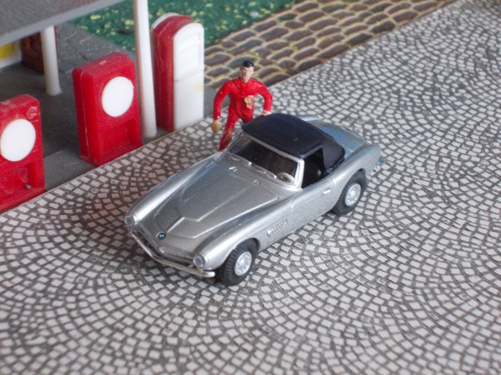 BMW 507 Roadster met soft-top I.M.U. zilver/zwart NU € 4.95, Ophalen of Verzenden, Nieuw, Auto
