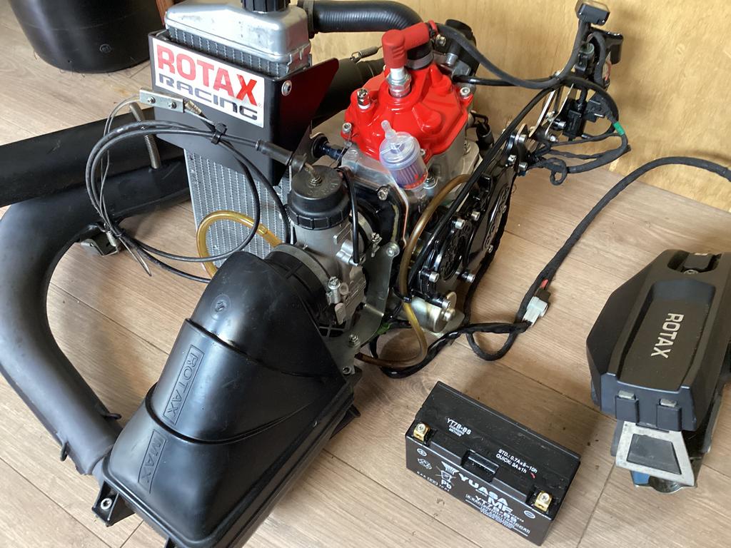 Rotax Max EVO senior motor., Sport en Fitness, Karting, Ophalen, Zo goed als nieuw, Onderdelen Kart