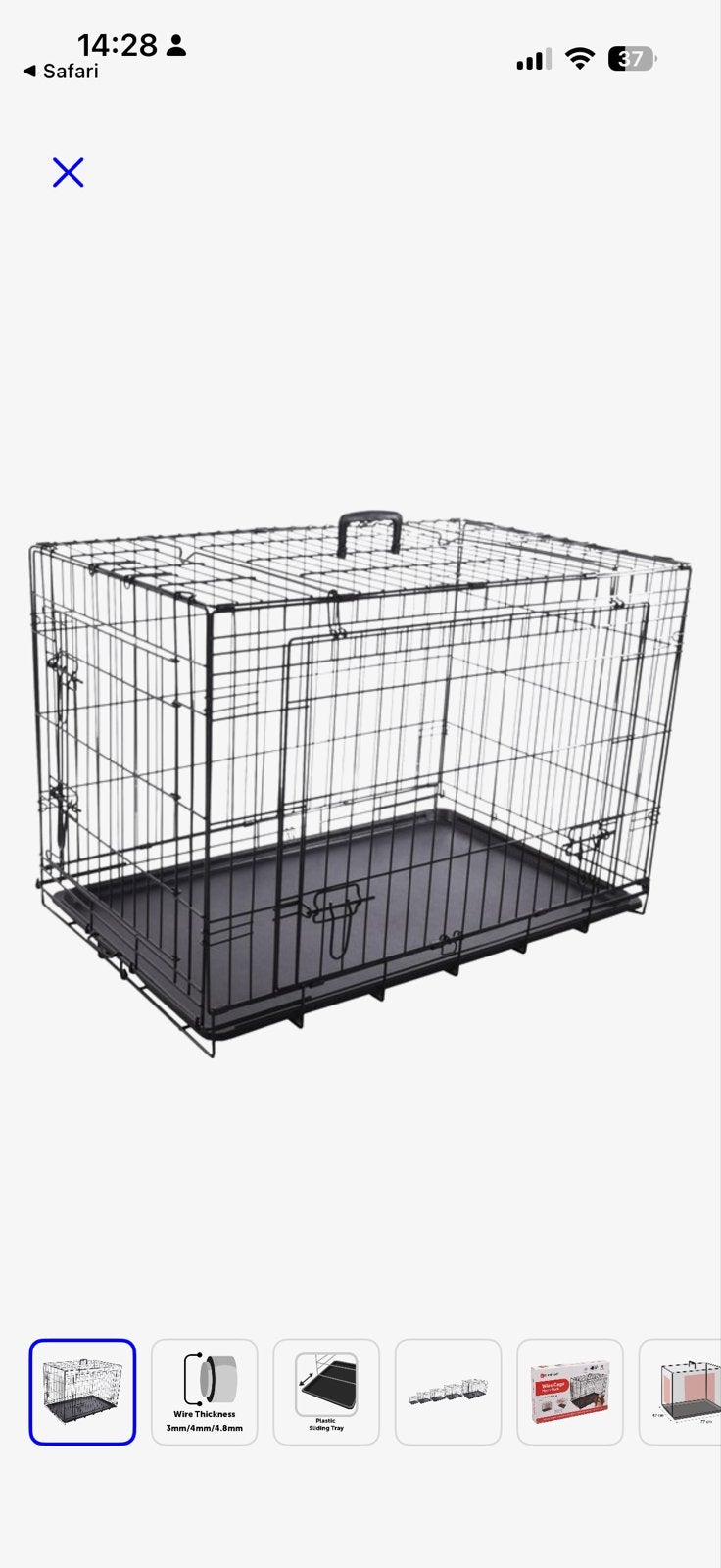 Bench flamingo draadkooi Nyo M 77x47x55, Dieren en Toebehoren, Ophalen, Zo goed als nieuw