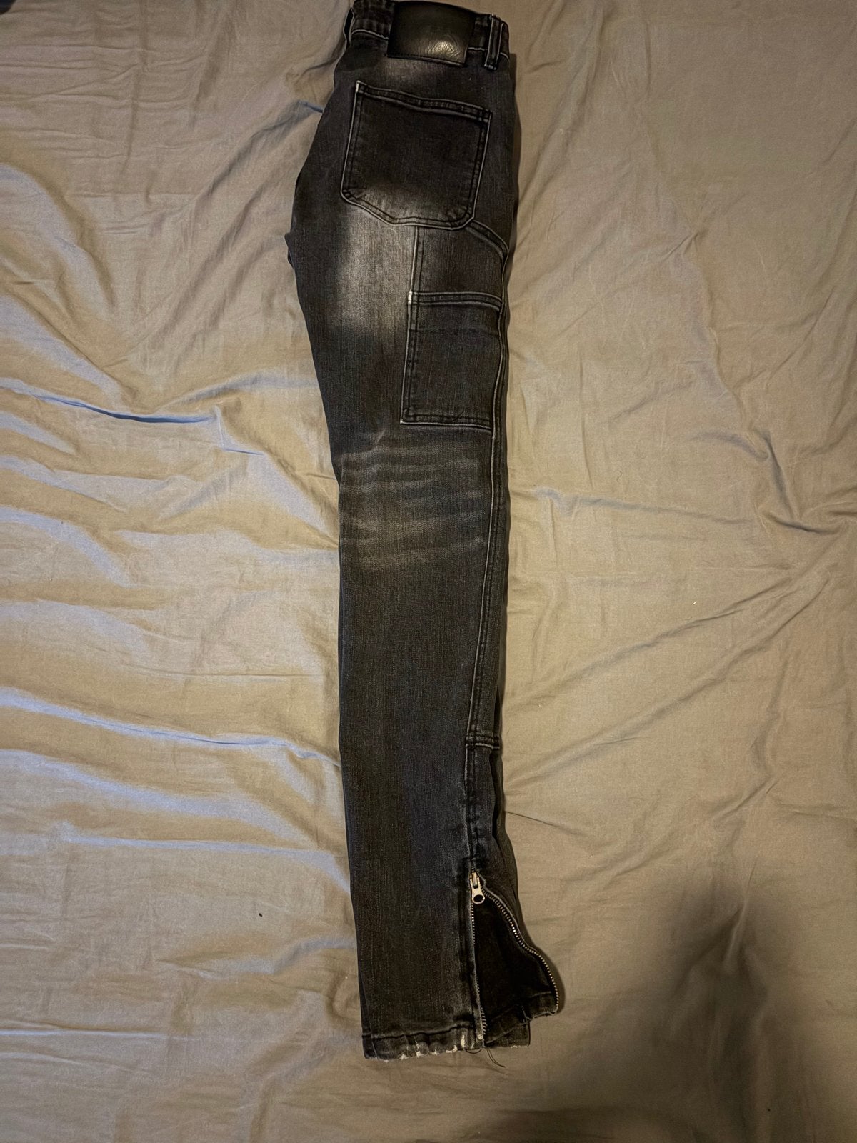 Rivero Jeans Zwart - Maat W28, Kleding | Heren, Ophalen of Verzenden, Zo goed als nieuw, Zwart, Overige jeansmaten