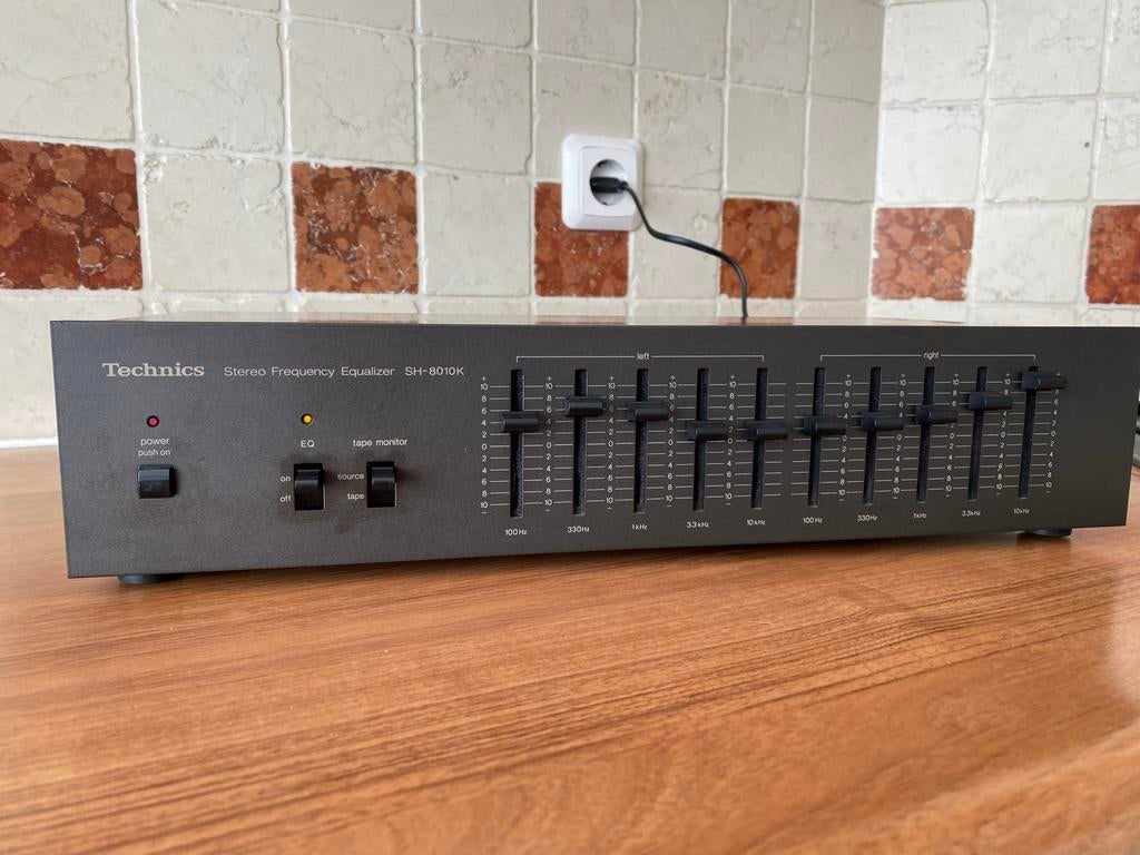Technics SH-8010K Stereo Frequentie Equalizer, Ophalen of Verzenden, Gebruikt