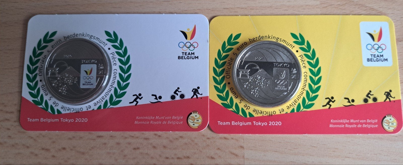 €5 België Tokio 2020, Ophalen of Verzenden