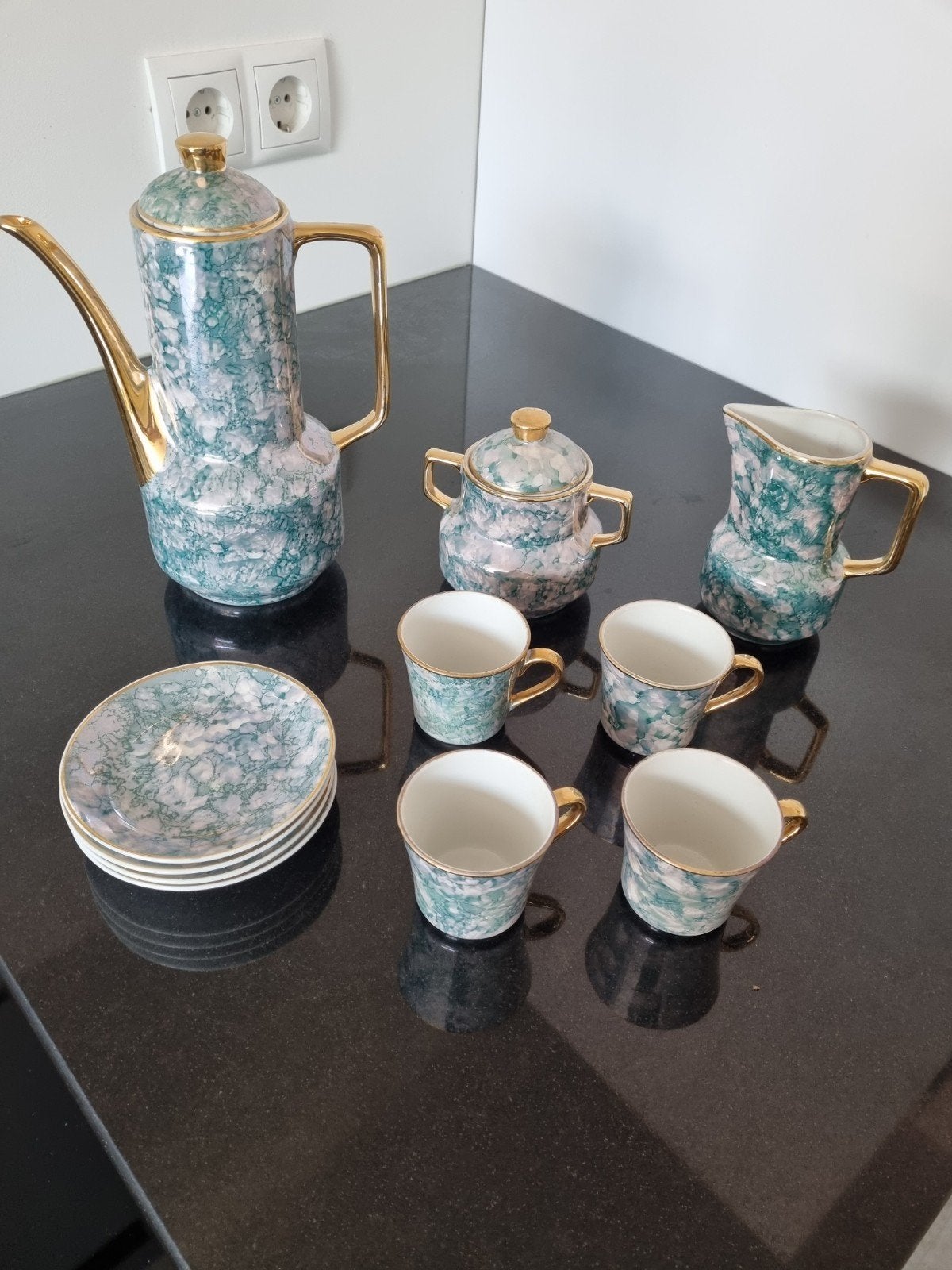 Koffieservies, compleet, erg mooi., Ophalen of Verzenden