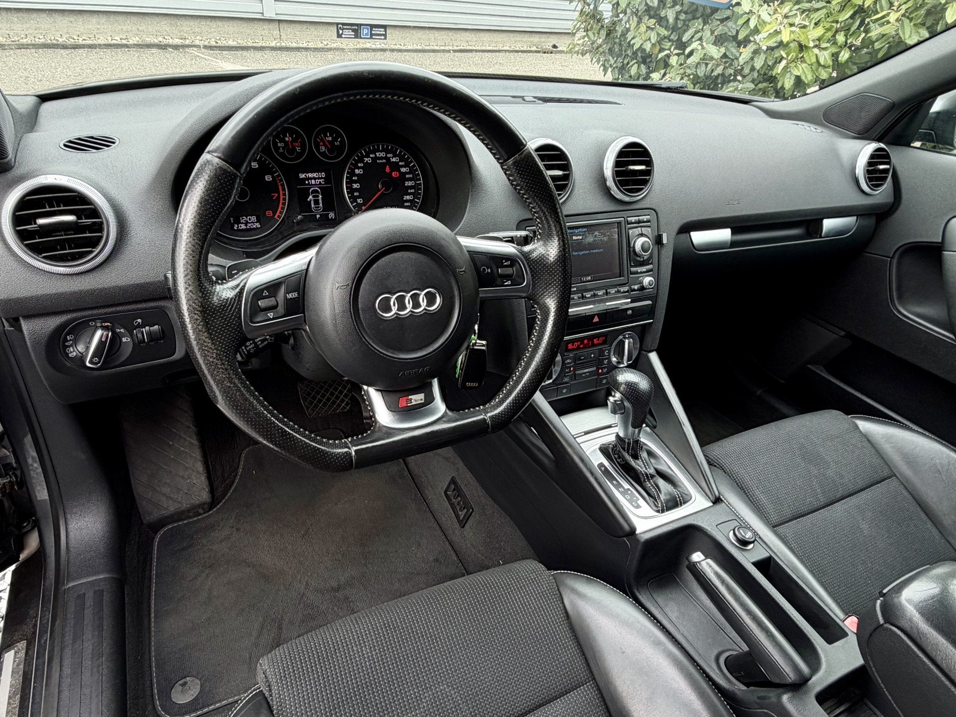 Audi A3 Sportback 1.4 TFSI S-Line S-Tronic Navi|LED|Leer|Cru, Auto's, Audi, Euro 5, Gebruikt, Zwart, 4 cilinders