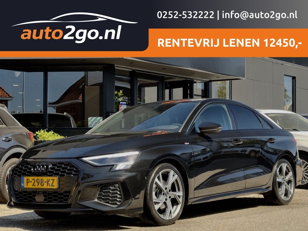 Audi A3 Limousine 35 TFSI AUT7 S-LINE. NAVI DIGI-DASH APPLE-, Auto's, Audi, 4 cilinders, 150 pk, Automatische klimaatregeling