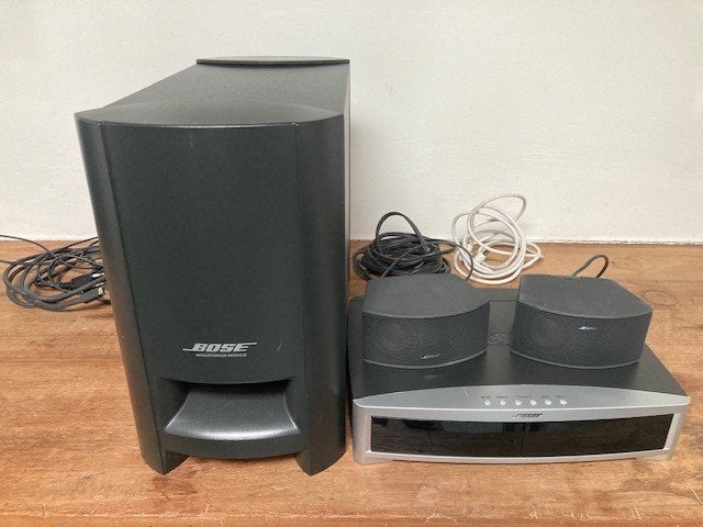 3, 2, 1 BOSE Home Cinema Set, Audio, Tv en Foto, Home Cinema-sets, 70 watt of meer, Zo goed als nieuw, 3.1-systeem, Dvd-speler