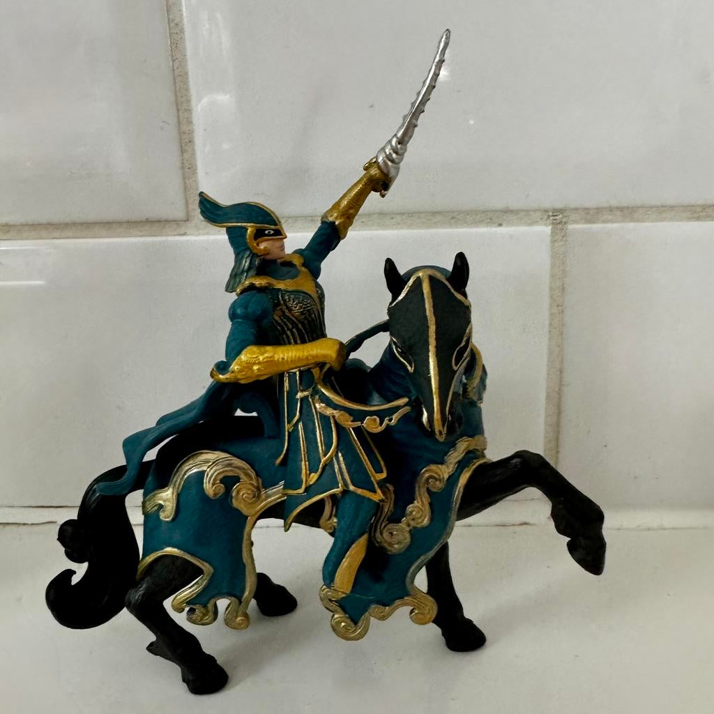 Raveleijn Ridder Blauw op Paard - Efteling Figuur, Ophalen of Verzenden, Nieuw
