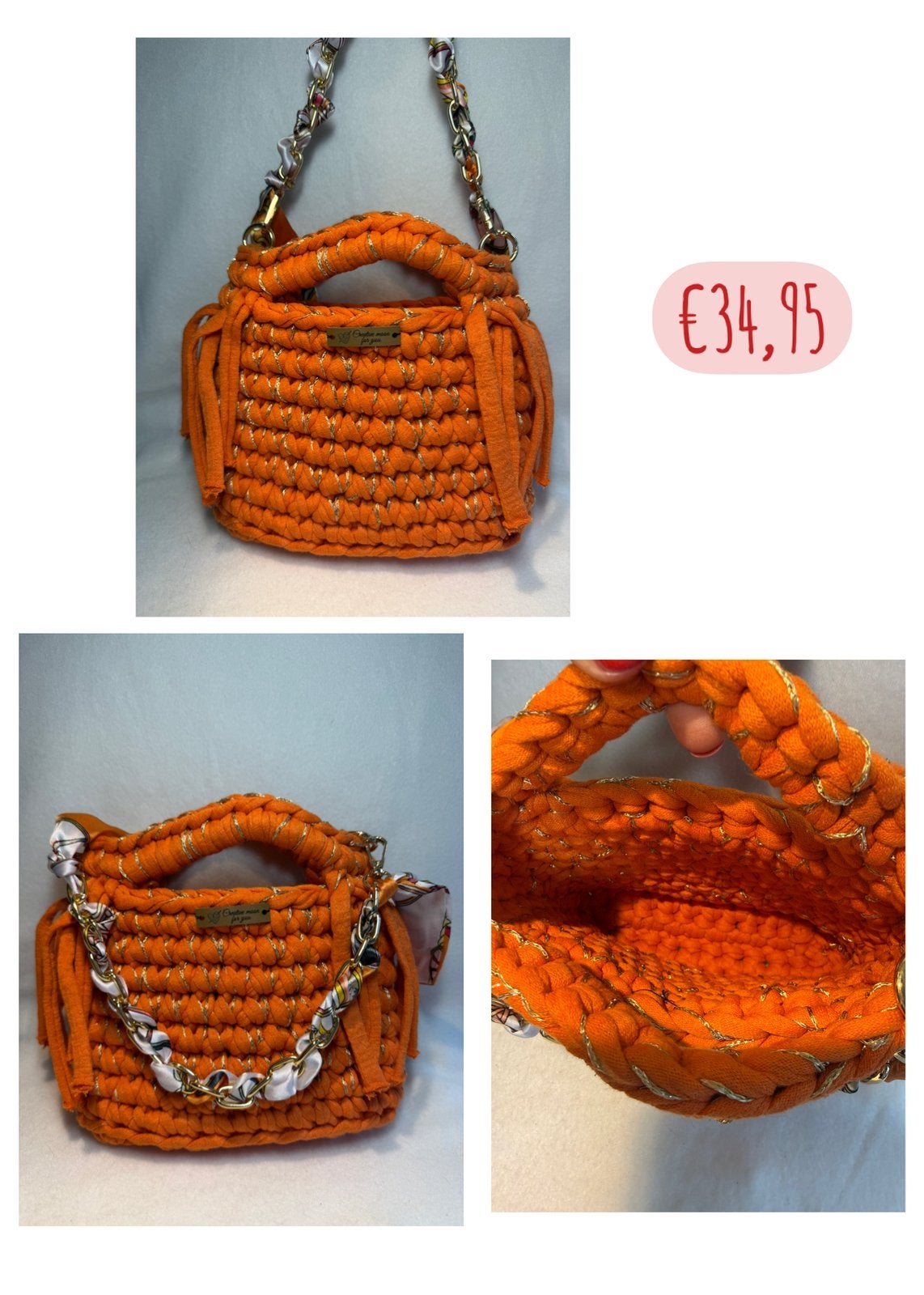 Verschillende soorten handgemaakt gehaakte handtassen., Sieraden, Tassen en Uiterlijk, Ophalen of Verzenden, Nieuw