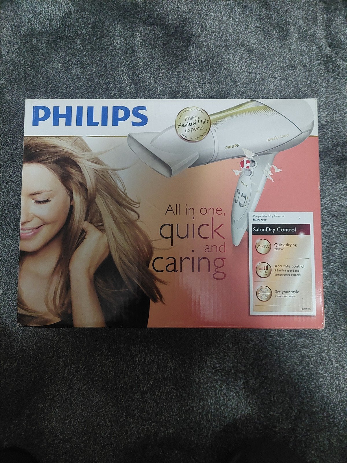 Te koop nieuw Philips föhn, Ophalen, Nieuw, 250 meter of meer